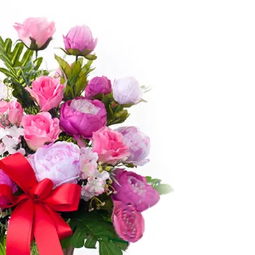 Italy flowers  -  Bouquet of pink and white ranunculus Flower Bouquet/Arrangement