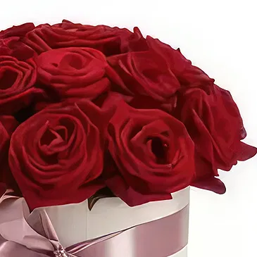 Budapest flowers  -  ETERNAL LOVE - ROSE BOX Flower Bouquet/Arrangement