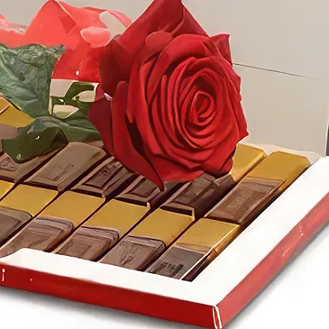Borinovo bunga- Mawar dalam Cokelat Rangkaian bunga karangan bunga