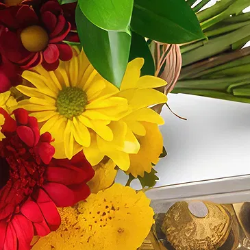flores de Uberlândia- Grande Buquê de Flores coloridas e de campo d Bouquet/arranjo de flor