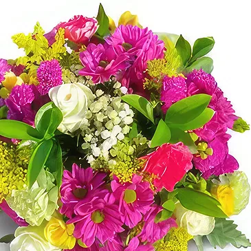 fleuriste fleurs de Niu Blau- Bonheurs roses Bouquet/Arrangement floral