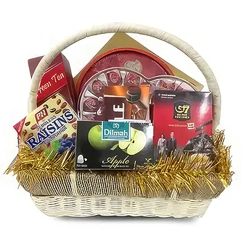 Vietnam flowers  -  Sweet and Savory Delights Gift Basket Flower Delivery