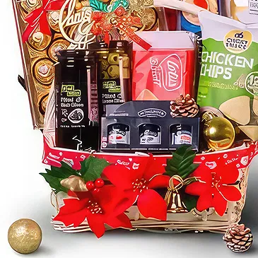 Buangkok flowers  -  Sweet & Salty Christmas Hamper Flower Bouquet/Arrangement