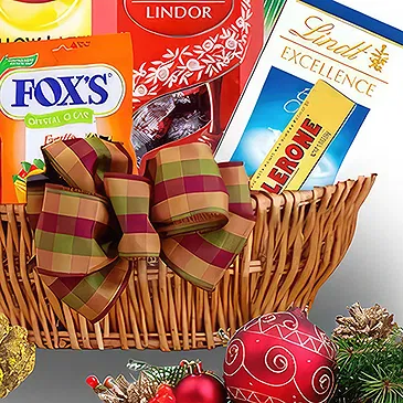 Vietnam flowers  -  Sweet Christmas Basket Flower Bouquet/Arrangement