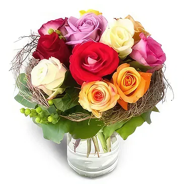 Bir Anniba flori- Colorat Buchet/aranjament floral