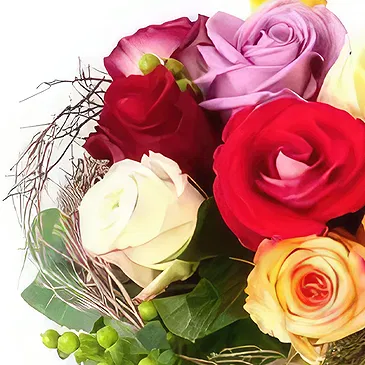 Bir Anniba flori- Colorat Buchet/aranjament floral