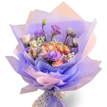 Buangkok flowers  -  Beautiful Purplish Bouquet Flower Bouquet/Arrangement