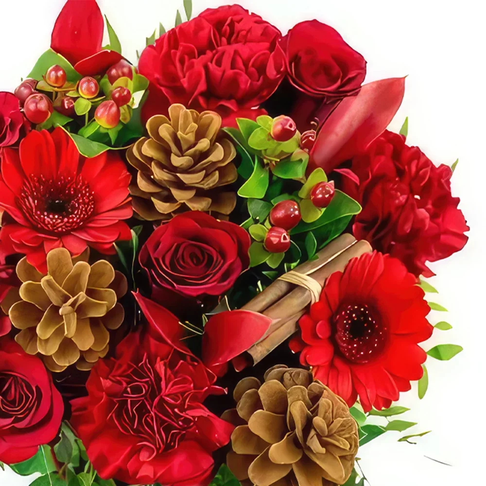 Neapel Blumen Florist- Liebevolle Weihnachten Bouquet/Blumenschmuck