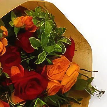 Budapest flowers  -  BLAZING FIRE - BOUQUET OF FLOWERS Flower Bouquet/Arrangement