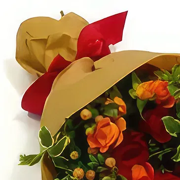 Budapest flowers  -  BLAZING FIRE - BOUQUET OF FLOWERS Flower Bouquet/Arrangement