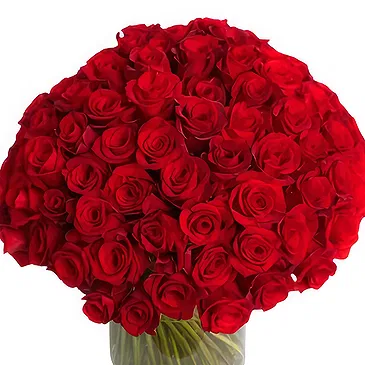 Kenya flowers  -  50 Stems of Red Roses Flower Bouquet/Arrangement