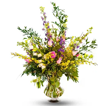 Ayer Puteh blomster- Sympati blomster buket Blomst Levering