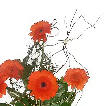 Malta flowers  -  Orange Combination Flower Bouquet/Arrangement