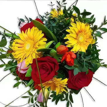 Sevilla flowers  -  Colourful love bouquet Flower Bouquet/Arrangement