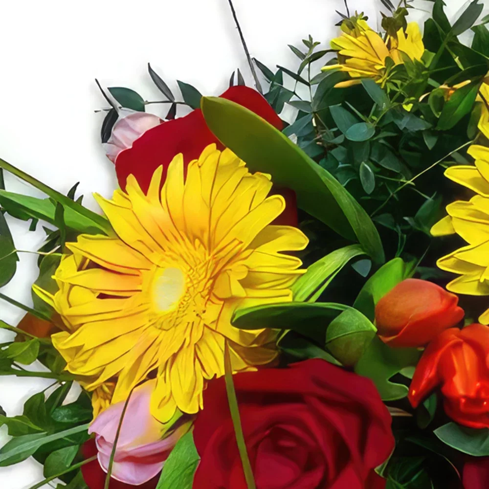 Mallorca Blumen Florist- Bunte Liebe Bouquet Bouquet/Blumenschmuck