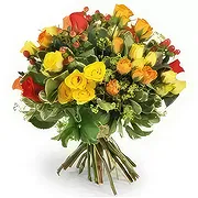 Le Lorrain online Blomsterhandler - Farverig buket panamaroser Buket