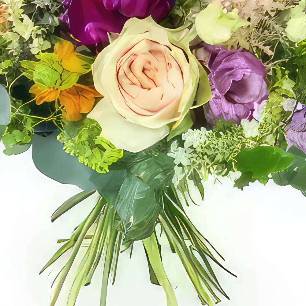 بائع زهور تولوز- باقة البلد الملونة لشبونة باقة الزهور