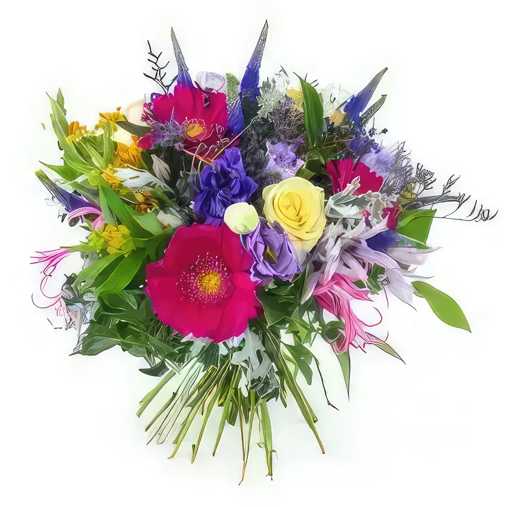 Нант цветя- Цветен селски букет Тарагона Букет/договореност цвете