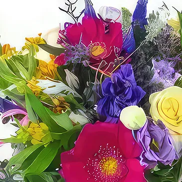Le François flowers  -  Colorful country bouquet Tarragona Flower Bouquet/Arrangement