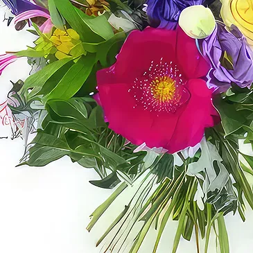 Le François flowers  -  Colorful country bouquet Tarragona Flower Bouquet/Arrangement