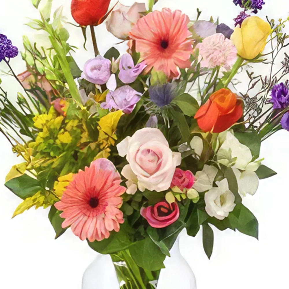 Амстердам цветя- Цветен полски букет Букет/договореност цвете