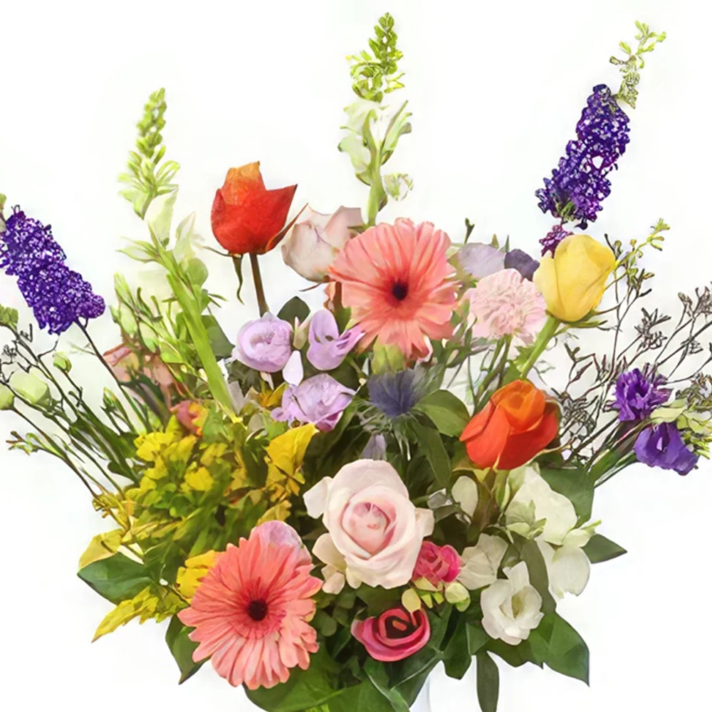 fleuriste fleurs de La Haye- Bouquet champêtre coloré Bouquet/Arrangement floral