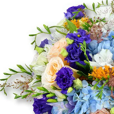 United Arab Emirates flowers  -  Colorful Floral Arrangement with Roses Flower Bouquet/Arrangement