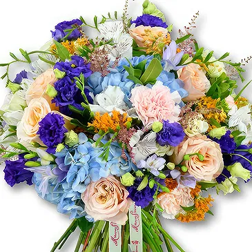 United Arab Emirates flowers  -  Colorful Floral Arrangement with Roses Flower Bouquet/Arrangement