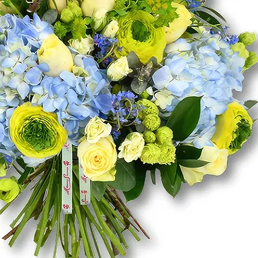 Garhoud flowers  -  Colorful Garden Bouquet with Hydrangeas Flower Bouquet/Arrangement