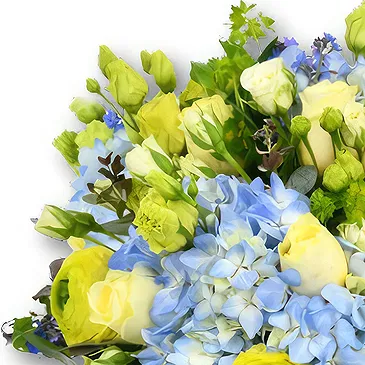 Garhoud flowers  -  Colorful Garden Bouquet with Hydrangeas Flower Bouquet/Arrangement