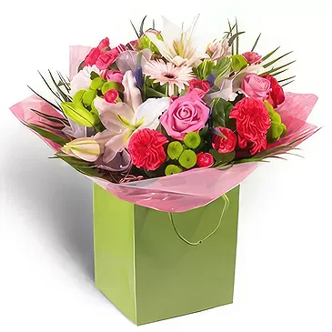 Palia Ampelia flowers  -  Rainbow Flower Bouquet/Arrangement