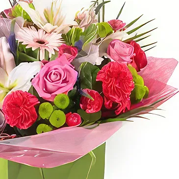Palia Ampelia flowers  -  Rainbow Flower Bouquet/Arrangement
