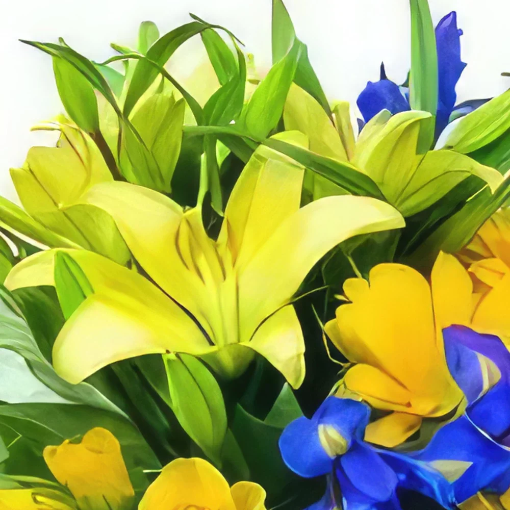 Ribeira Brava Blumen Florist- Glückliches Gesicht Bouquet/Blumenschmuck