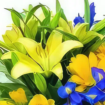 Madeira bloemen bloemist- Happy Face Boeket/bloemstuk