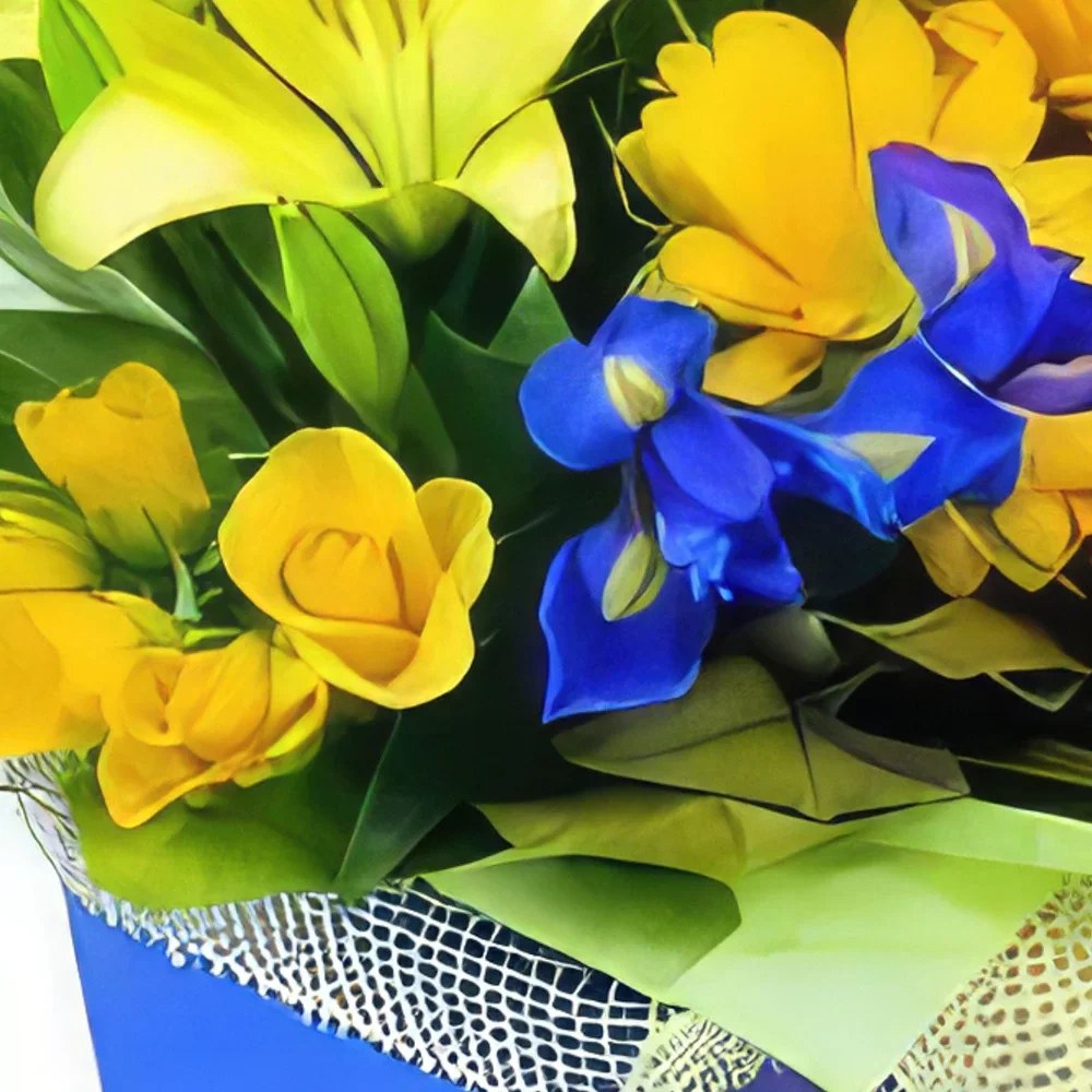 Porto Blumen Florist- Glückliches Gesicht Bouquet/Blumenschmuck
