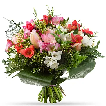 Oman flowers  -  Radiant Lilies Flower Bouquet/Arrangement