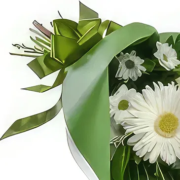 Ajtos Blumen Florist- Beruhigende weiße Blumen Bouquet/Blumenschmuck