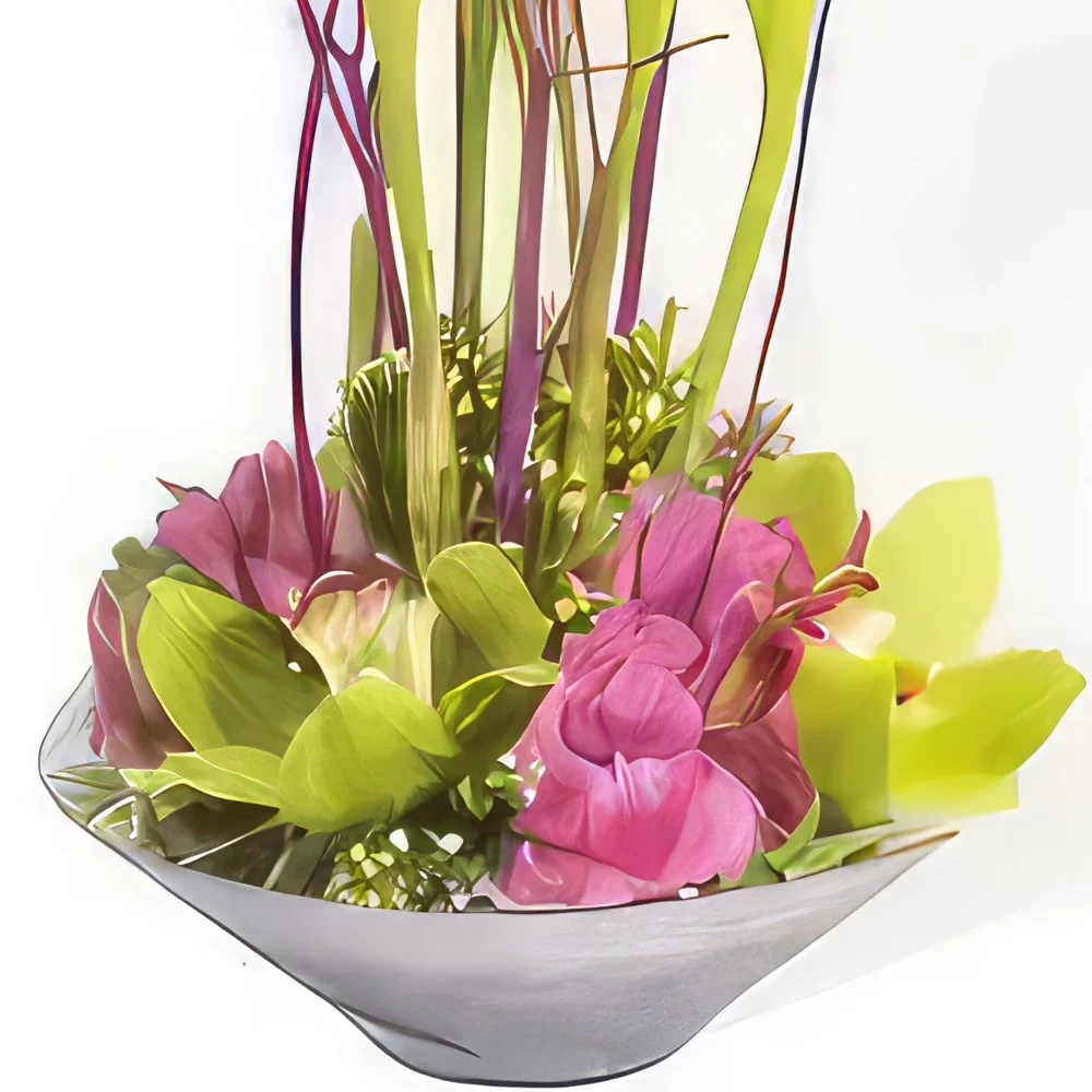 Frankrijk bloemen bloemist- Compositie Belle Dame Boeket/bloemstuk