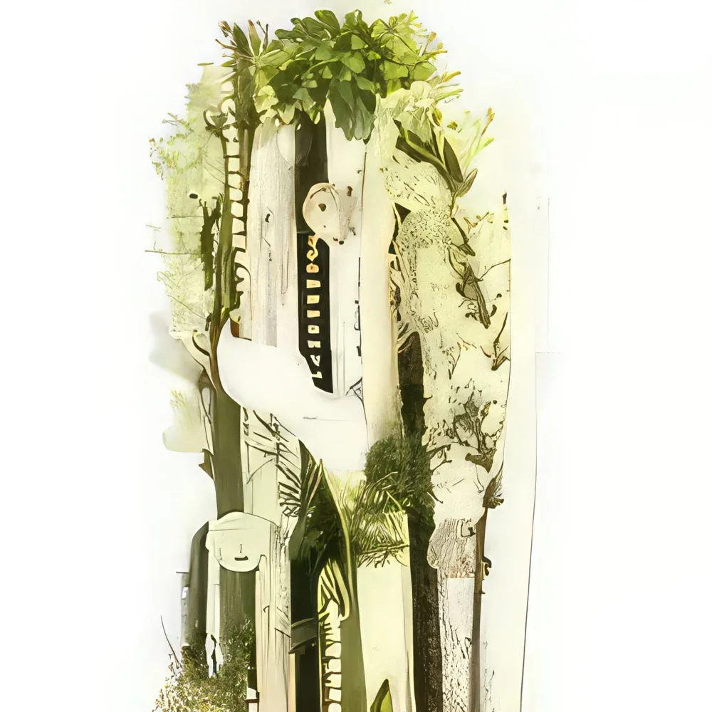 بائع زهور تولوز- التكوين في شعر الطول باقة الزهور