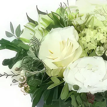 Le François flowers  -  Composition of white Fontana flowers Flower Bouquet/Arrangement