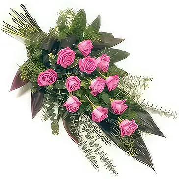 Ajtos Blumen Florist- Kondolenz-Blumen-Hommage Bouquet/Blumenschmuck