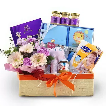 Buangkok flowers  -  Baby Care Packaging Flower Bouquet/Arrangement