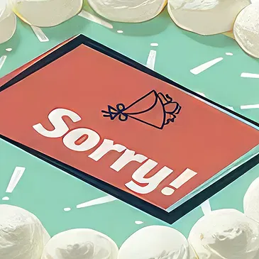 Amsterdam Blumen Florist- Sahnetorte „Sorry“ Bouquet/Blumenschmuck