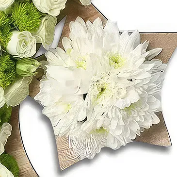 Garhoud flowers  -  Green Arrangement Flower Bouquet/Arrangement