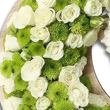 Garhoud flowers  -  Green Arrangement Flower Bouquet/Arrangement