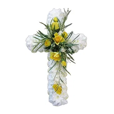 Kenya flowers  -  Cross Funeral Wreath Flower Bouquet/Arrangement