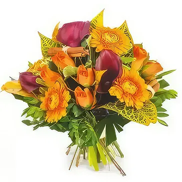 Bayonne flowers  -  Crunchy orange bouquet Flower Bouquet/Arrangement