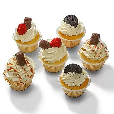Eindhoven blommor- Cupcake frukt och choklad Bukett/blomsterarrangemang