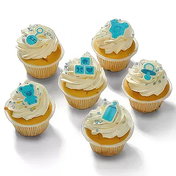 Amsterdam flowers  -  Cupcakes 'It's a boy' Flower Delivery