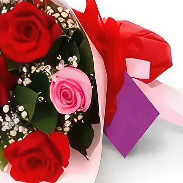 Al-Muwaihat 2 Blumen Florist- Süßer Liebesstrauß Bouquet/Blumenschmuck